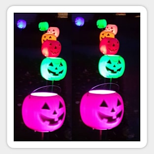 Halloween stickers in neon colors Sticker